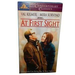 AT FIRST SIGHT Val Kilmer Mira Sorvino vintage VHS tape in original paper case